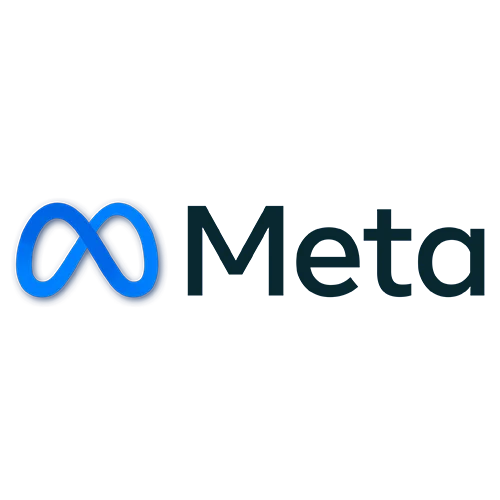 Blue infinity symbol followed by the word 